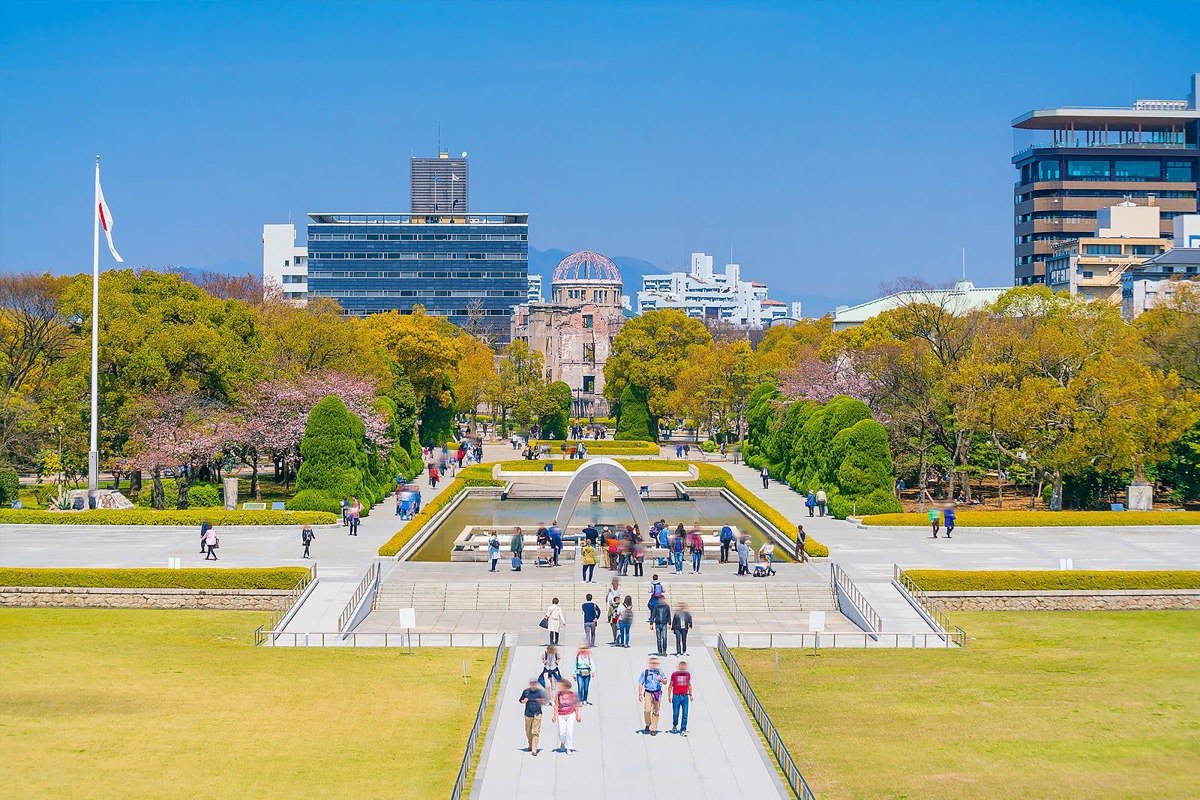 平和記念公園の風景